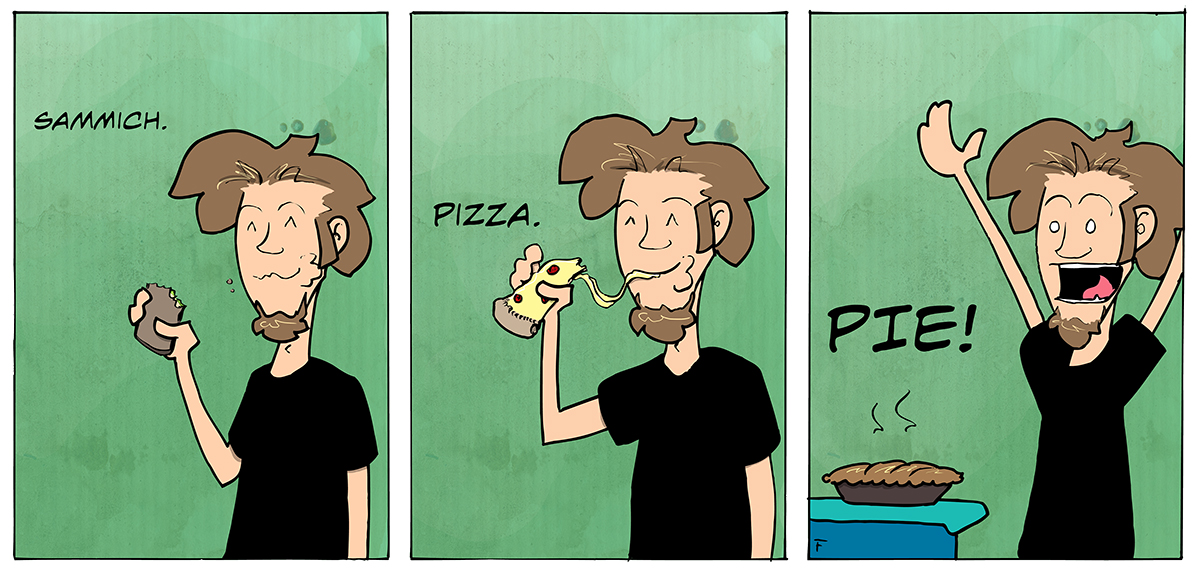 Sammich. Pizza. Pie!